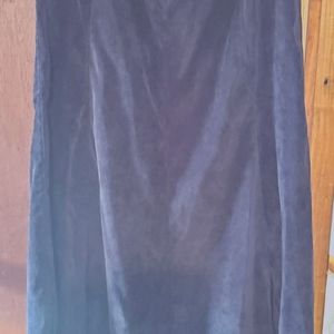 Black Corduroy Skirt